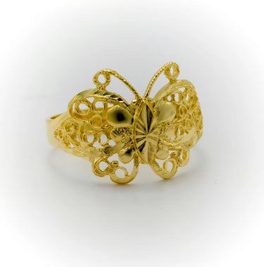 Anillo Mariposa calada de oro